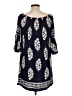 iris 100% Rayon Blue 3/4 Sleeve Blouse Size L - photo 2