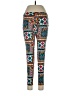 Stefano International Print Teal Leggings Size L - photo 2