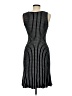 Max Studio Houndstooth Black Cocktail Dress Size M - photo 2