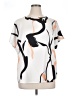 Shein Curve Graphic Ivory Short Sleeve Blouse Size XL - photo 1