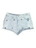 Forever 21 Hearts Blue Denim Shorts Size 31 waist - photo 1