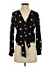 Paige Polka Dots Black Long Sleeve Blouse Size S - photo 1