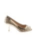 Talbots Metallic Gold Heels Size 6 - photo 1