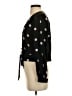 Paige Polka Dots Black Long Sleeve Blouse Size S - photo 5