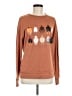 Unbranded Graphic Orange Pullover Sweater Size M - photo 1