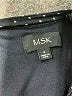 MSK 100% Polyester Polka Dots Black Casual Dress Size 4 - photo 7