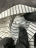 White House Black Market Stripes Silver Blazer Size 00 - photo 7