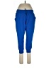 Danskin Now Color Block Blue Track Pants Size 12 - photo 1