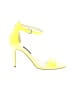 Nine West Color Block Yellow Sandals Size 7 1/2 - photo 1