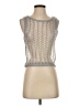 Zara Silver Sleeveless Top Size S - photo 1