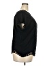Fashion Bug 100% Rayon Black Short Sleeve Top Size 2X - photo 4