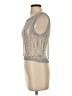 Zara Silver Sleeveless Top Size S - photo 5