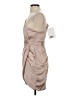 Mac Duggal 100% Polyester Solid Tan Cocktail Dress Size 4 - photo 5