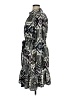 Tiny 100% Rayon Print Black Green Casual Dress Size XL - photo 5