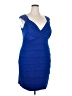 En Focus Studio Blue Cocktail Dress Size 20 - photo 1