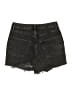 Topshop Black Denim Shorts Size 6 - photo 2