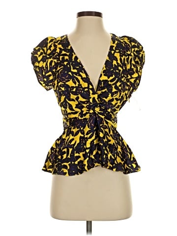 A.L.C. Short Sleeve Silk Top (view 1)
