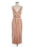 BCBGeneration Stripes Orange Casual Dress Size M - photo 1