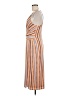 BCBGeneration Stripes Orange Casual Dress Size M - photo 5