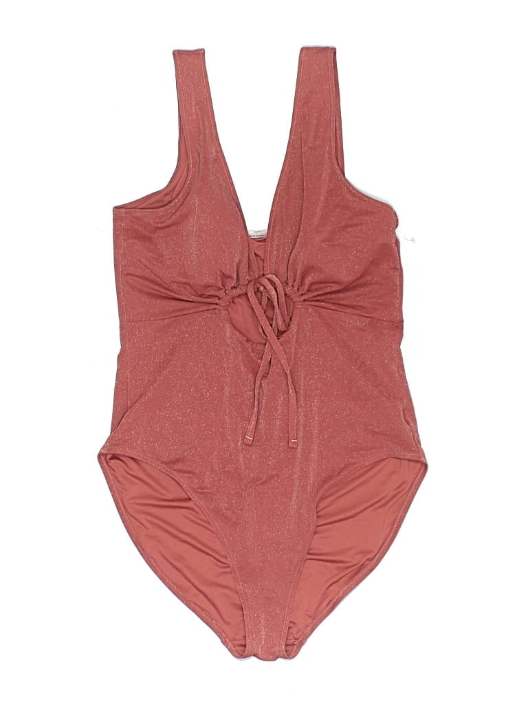 Pre-owned Old Navy One Piece Swimsuit In Burgundy