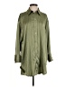 Zara Green Long Sleeve Button-Down Shirt Size XS - photo 1