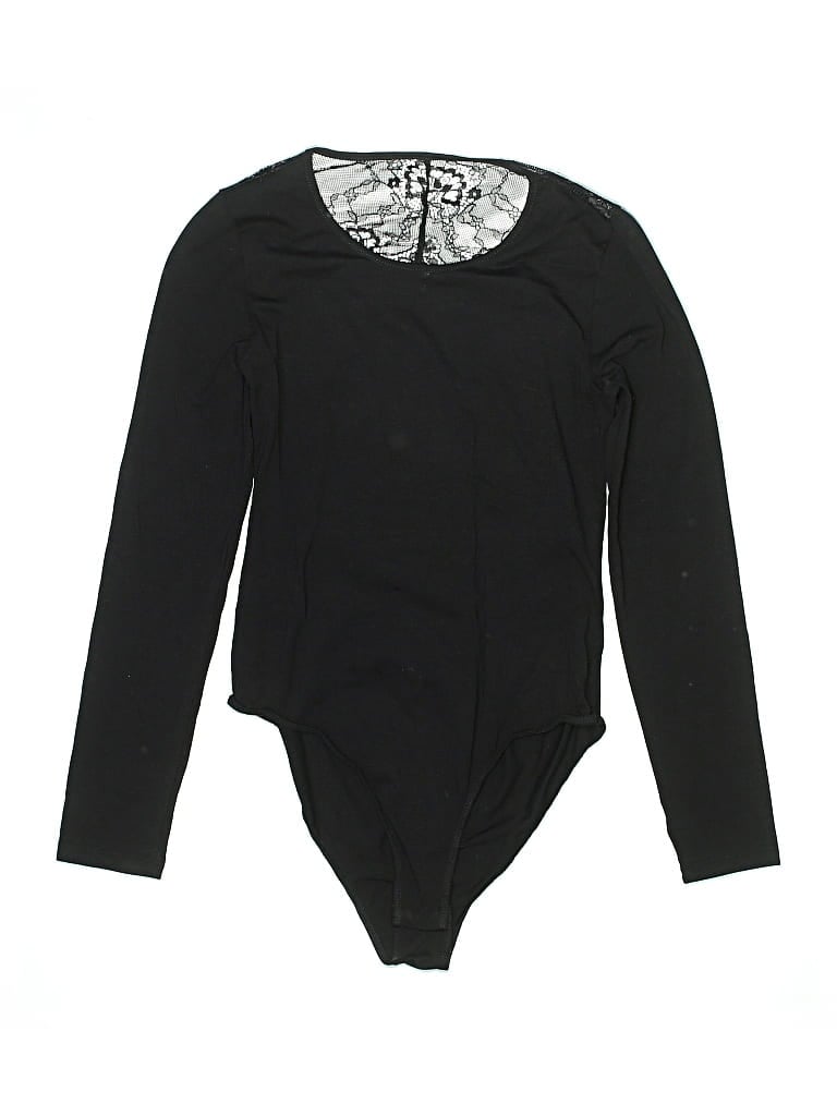 Pre-owned Heart & Hips Bodysuit In Black