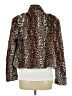 MULTIPLES 100% Polyester Animal Print Brown Faux Fur Jacket Size M - photo 2