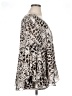 Jennifer Lopez 100% Polyester Animal Print Silver 3/4 Sleeve Blouse Size XL - photo 4
