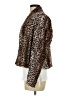 MULTIPLES 100% Polyester Animal Print Brown Faux Fur Jacket Size M - photo 5