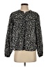 Scoop Black Long Sleeve Blouse Size 0 - photo 1