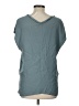 HEATHER 100% Viscose Teal Short Sleeve Blouse Size L (estimated) - photo 2
