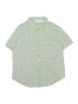 Assorted Brands Checkered-gingham Green Short Sleeve Button-Down Shirt Size L (kids) - photo 1