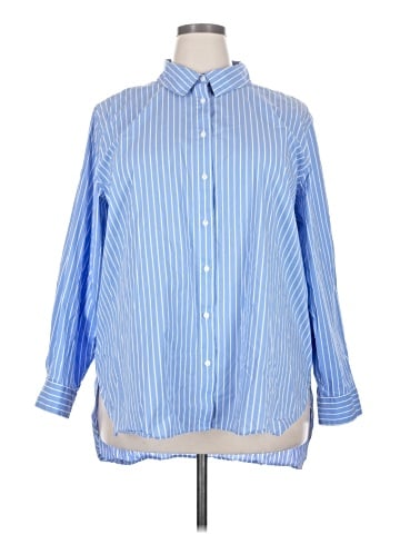 Calvin Klein Long Sleeve Button-Down Shirt (view 1)