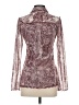 ANAC designed by kimi Paisley Burgundy Long Sleeve Blouse Size S - photo 2