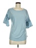 Assorted Brands Blue Short Sleeve Top Size M - photo 1