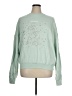 Forever 21 100% Cotton Stars Green Sweatshirt Size XL - photo 1