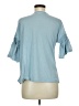Assorted Brands Blue Short Sleeve Top Size M - photo 2