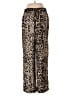 Zara 100% Polyester Animal Print Gold Casual Pants Size M - photo 2