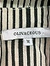 Olivaceous 100% Cotton Stripes Silver Jumpsuit Size M - photo 4
