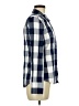 Cremieux Checkered-gingham Blue Long Sleeve Button-Down Shirt Size 6 - photo 4