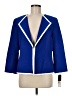 Evan Picone Color Block Blue Blazer Size 8 - photo 1