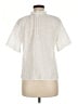 Assorted Brands 100% Cotton Ivory Short Sleeve Blouse Size M - photo 2