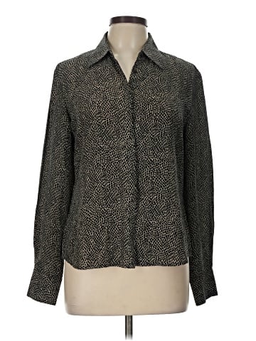 Brooks Long Sleeve Silk Top (view 1)