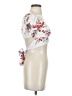 Saints + Secrets 100% Polyester White Short Sleeve Blouse Size S - photo 4