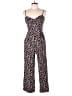 AUW 100% Rayon Hearts Pink Jumpsuit Size L - photo 1