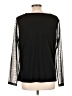 Elie Tahari 100% Polyester Black Long Sleeve Blouse Size L - photo 2