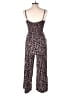 AUW 100% Rayon Hearts Pink Jumpsuit Size L - photo 2