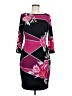 Cache Graphic Black Cocktail Dress Size 8 - photo 1