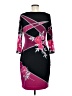 Cache Graphic Black Cocktail Dress Size 8 - photo 2