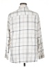 Jachs Girlfriend Plaid Ivory Long Sleeve Button-Down Shirt Size XL - photo 2